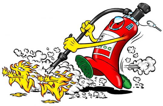 Εικόνα πυροσβεστήρα cartoon